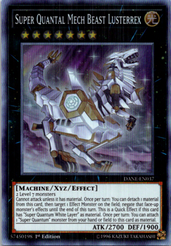 Super Quantal Mech Beast Lusterrex DANE-EN037 Yu-Gi-Oh! Unlimited Light Play - Image 1