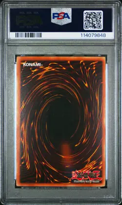 2002 YU-GI-OH! LOB-LEGEND OF BLUE EYES WHITE DRAGON #003 FLAME SWORDSMAN PSA 9 - Image 2