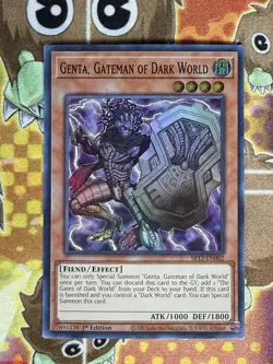 Yugioh Genta, Gateman Of Dark World SR13-EN002 Single - Image 1
