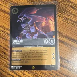 Disney Lorcana Goliath-Clan Leader Legendary Character 173/204 Cold Foil - Image 1