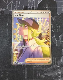 Pokemon TCG N's Plan 170/086 Black Bolt Special Illustration Rare - Image 1