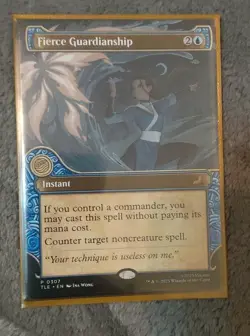 MTG - Fierce Guardianship - Avatar The Last Airbender - Showcase - Mint - 0307 - Image 1