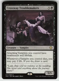Crossway Troublemakers R Commander: Innistrad: Crimson Vow 17 MTG - Image 1