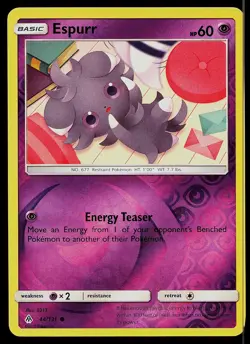 Pokemon Card Forbidden Light Espurr 44/131 Common Reverse Holo - Image 1