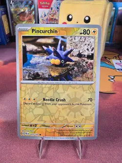 Pincurchin 072/193 Reverse Holo NM Paldea Evolved Pokemon TCG Card ⚡🌊✨ - Image 1