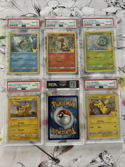 🔥Pokemon Card McDonalds Psa 10 holo starters! + General Mills Psa 10 Pikachu!🔥 - Image 1
