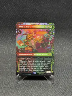 Raph & Mikey, Troublemakers (Showcase) Teenage Mutant Ninja Turtles Foil - Image 1