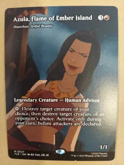 MTG Azula, Flame of Ember Island 0027 Regular (Borderless) Avatar TLE NM - Image 1