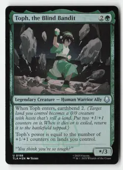 Toph, the Blind Bandit 198 Avatar: The Last Airbender MTG Foil NM - Image 1