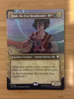 Toph, the First Metalbender - 0353 (Showcase) Art Foil, Avatar, Magic MTG NM - Image 1