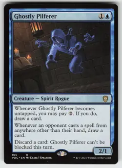 Ghostly Pilferer R Commander: Innistrad: Crimson Vow 105 MTG - Image 1