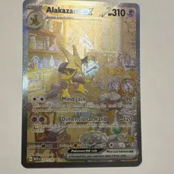 Pokemon Alakazam EX 201/165 Scarlet & Violet 151 Holo Special Rare 310 HP - Image 1