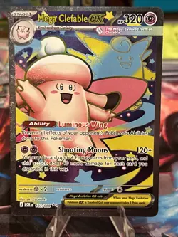 Mega Clefable ex 103/088 - Ultra Rare Perfect Order Pokemon TCG - Near Mint - Image 1