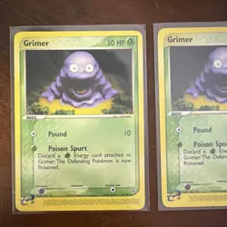 Pokemon TCG EX Ruby & Sapphire Grimer 57/97 Cards Lot (5x) 2003 - Image 4