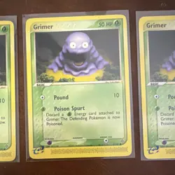 Pokemon TCG EX Ruby & Sapphire Grimer 57/97 Cards Lot (5x) 2003 - Image 5