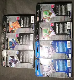 7 Pokemon V Battle Decks: 2 Mewtwo, 2 Gardevoir, Noivern, Victini, & Corviknight 820650850479 - Image 5