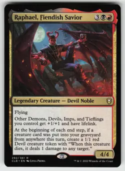 Raphael, Fiendish Savior R Commander Legends: Battle for Baldur's Gate 292 MTG - Image 1