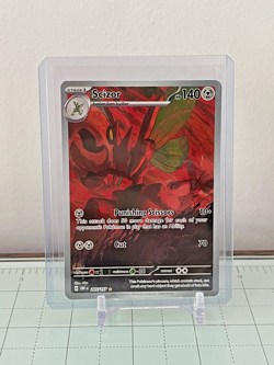 Pokemon Obsidian Flames Scizor Illustration Rare 205/197 Scarlet & Violet - Image 1
