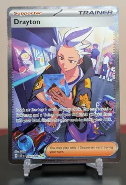Pokemon Drayton #244/191 English Surging Sparks Special Illustration Rare - Image 1