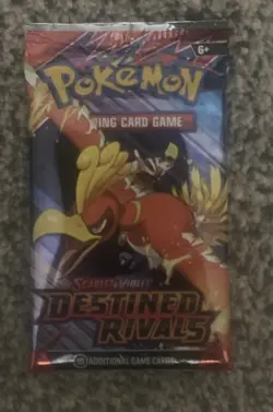 Pokemon TCG Destined Rivals Booster Pack Factory Sealed - Image 1