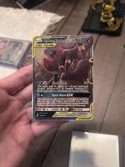 Pokemon Umbreon & Darkrai GX TAG TEAM Ultra Rare Holo Sm-Unified Minds 125/236 - Image 2