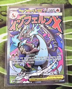 Mega Charizard X ex 023 Pokemon Promo Phantasmal Flames UPC 3 - Image 1