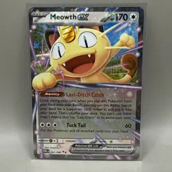 Pokemon TCG: Meowth ex 062/088 Me03: Perfect Order Holo NM - Image 1