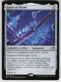 Eater of Virtue R Kamigawa: Neon Dynasty 245 MTG - Image 1