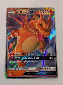 Pokemon TCG Sun & Moon Charizard GX SM211 Black Star Promo VLP - Image 1