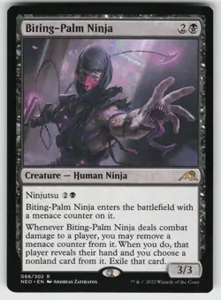 Biting-Palm Ninja R Kamigawa: Neon Dynasty 88 MTG - Image 1