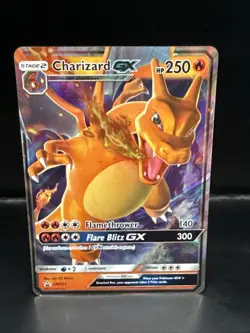 Pokemon Card TCG - Charizard GX SM211 Black Star Promo Sun & Moon B - Image 1