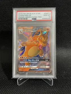 Charizard GX SM211 - Hidden Fates Promo Pokemon TCG - PSA 10 - Image 1