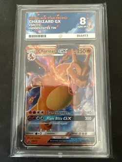 Pokemon TCG Charizard GX Sun Moon SM211 Holo Promo Ace 8 - Image 1