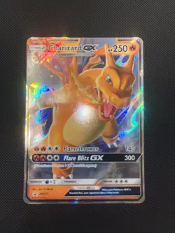 Pokemon Charizard GX Black Star Promo TCG Card SM211 NM - Image 1