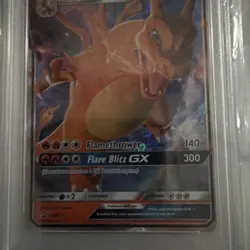 Pokemon TCG Charizard GX Black Star Promo SM211 Holo PSA 8 - Image 3