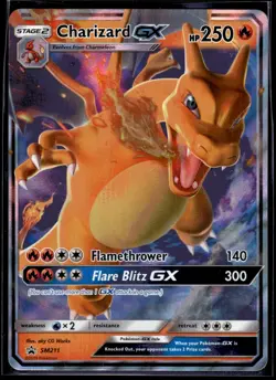Pokemon TCG | Sun & Moon Promo | Charizard GX | SM211 | LP - Image 1