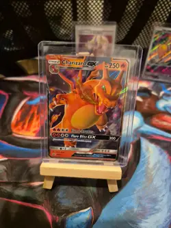 Pokemon TCG Charizard GX SM211 Hidden Fates Holo Black Star Promo Card - Image 1