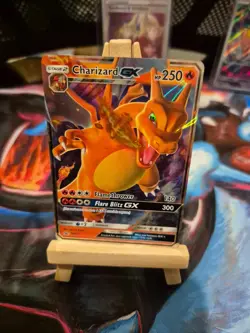 Pokemon TCG Charizard GX SM211 Hidden Fates Holo Black Star Promo Card - Image 2