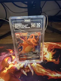 Pokemon Charizard GX TCG SM211 Black Star Promo Card Tag10 Gem Mint - Image 1