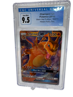 Pokemon TCG, Charizard GX, Hidden Fates Tins, SM211, Graded 10 (9.5) with CGC - Image 1