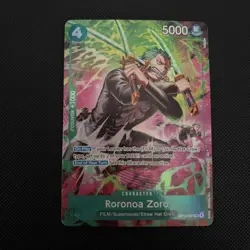 One Piece TCG OP-15/EB04 Roronoa Zoro OP13–037 Treasure Rare - Image 1