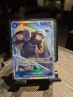 One Piece TCG The Best Vol. 2 PRB-02 Foil Trafalgar Law ST17-002 SR (Reprint) NM - Image 1