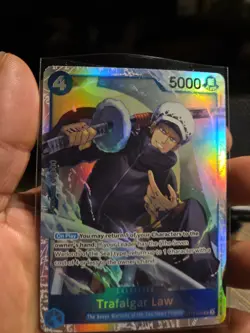 One Piece TCG The Best Vol. 2 PRB-02 Foil Trafalgar Law ST17-002 SR (Reprint) NM - Image 3