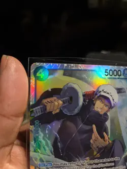 One Piece TCG The Best Vol. 2 PRB-02 Foil Trafalgar Law ST17-002 SR (Reprint) NM - Image 4