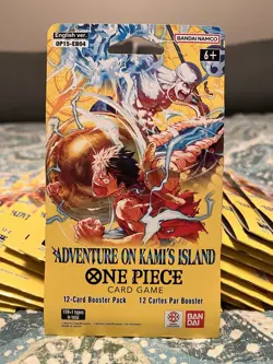 20x One Piece OP15 EB04 Adventure on Kami's Island Sleeved Booster Packs Lot - Image 1