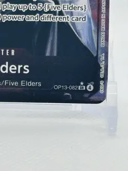 Five Elders OP13-082 SR Carrying On His Will One Piece English Alt Alternate Art - Image 3