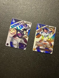 One Piece Holo Monkey D. Luffy Portgas D. Ace Dodgers PROXY 1:1 HIGH GRADE - Image 1