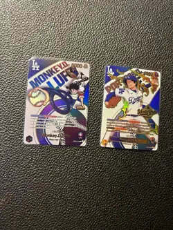One Piece Holo Monkey D. Luffy Portgas D. Ace Dodgers PROXY 1:1 HIGH GRADE - Image 5