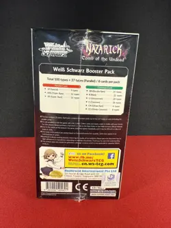 Weiss Schwarz Nazarick: Tomb of the Undead Booster Box - English - First Edition - Image 2