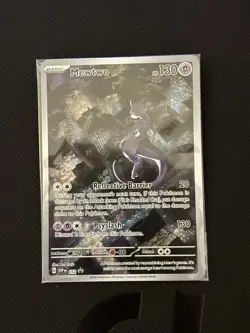 Pokemon 2023 TCG SV 151 Mewtwo Illustration Rare Promo #52 NM/M Sealed - Image 1